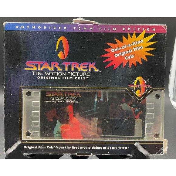 Rare 1996 Star Trek The Motion Picture Original 70mm Film Cell Admiral Kirk Edit - Picture 1 of 5